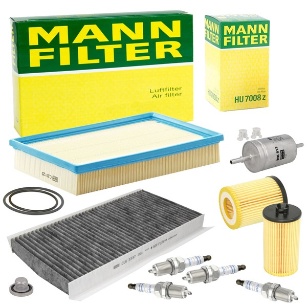 Mann-Filter Filter Satz Aktivkohlefilter FüR Corsa C 1.2 1.4 ÖLablass Bosch-image