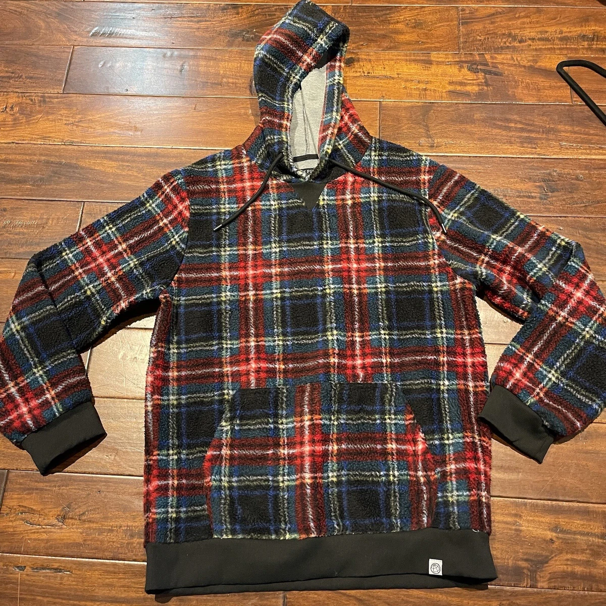 Plaid sweatshirt shop mens
