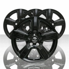 Ford Mustang 15-19, parte #IMP408BLK, cubiertas de rueda negras de 17", juego de 4
