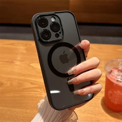 Luxury Magnetic Wireless Charge For Mag Safe case For iphone 15, 14, 13, 12 Pro