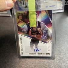 2020 Recon Desmond Bane True Potential Gold Signatures Rookie RC 04/10 