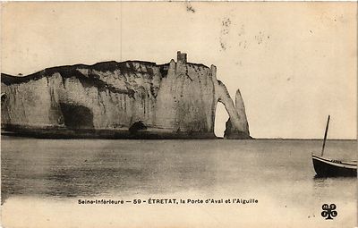 Old postcard ETRETAT-La Porte d'Avant et l'Aiguille (347721)