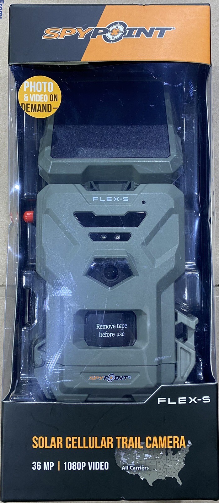 New Spypoint FlexS Dual Sim Solar Wireless AT&T & Verizon Game Camera