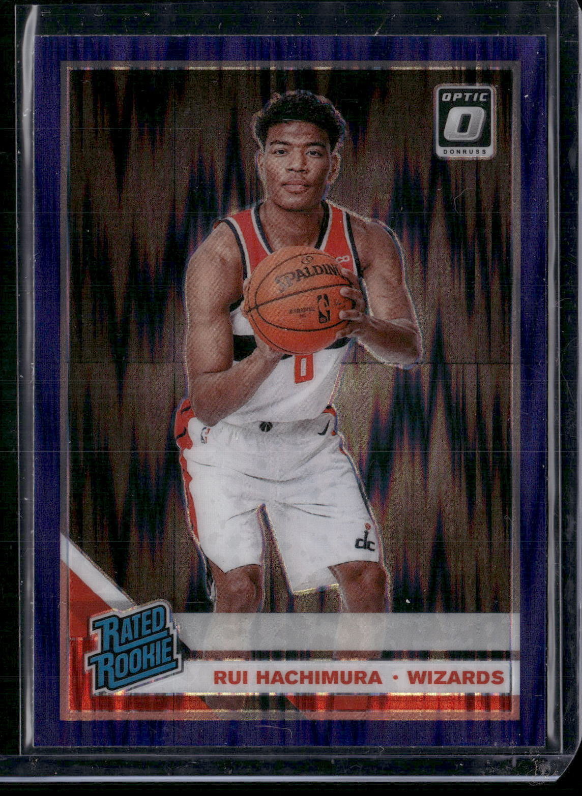 2019-20 Donruss Optic #188 Rui Hachimura Purple Shock RC