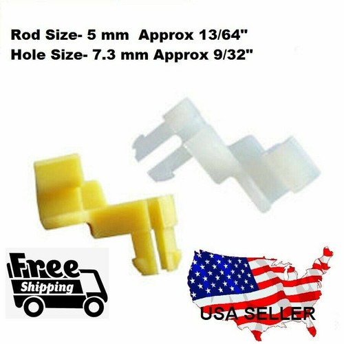 Toyota Prius C & V 2012-2014, RAV4 1996-2014 & MORE Door Rod Clips 1-PR TG-9YW - Picture 6 of 8