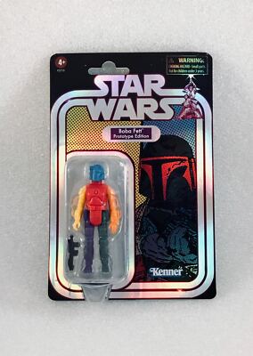 STAR WARS Retro MultiColored Boba Fett Blue Helmet Action Figure Hasbro