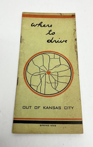 Spring 1935 Where To Drive Out Of Kansas City Western States Automobile Club Map