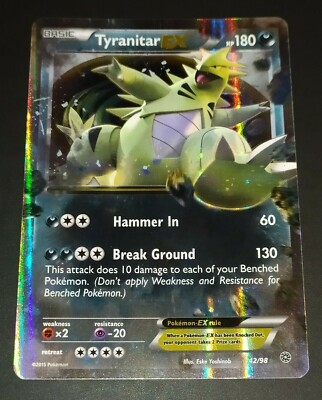 TYRANITAR EX - 42/98 - ANTIQUE ORIGINS - ENG - POKEMON