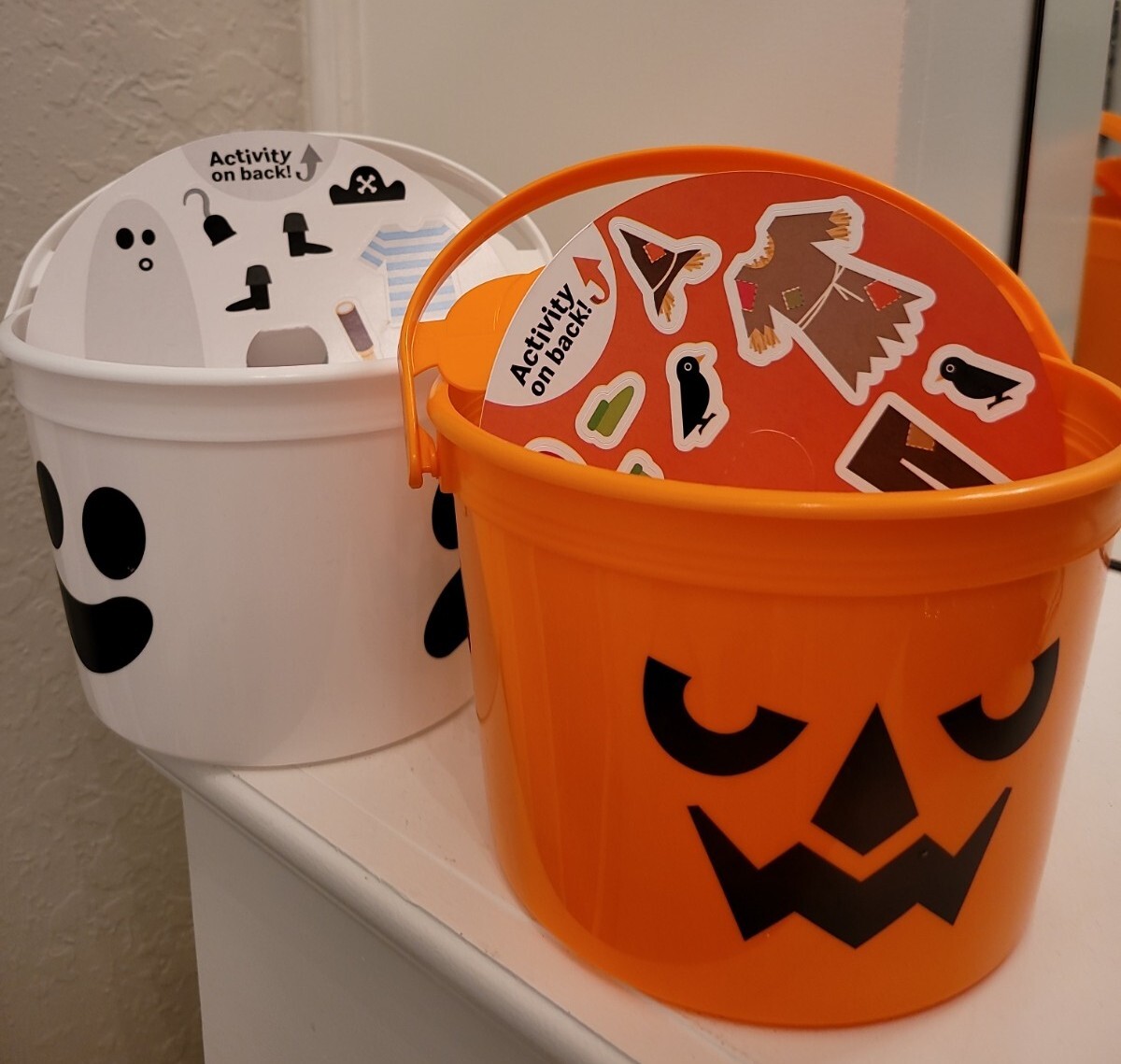 2022 McDONALD'S Halloween Bucket Pail Classic Boo Buckets Ghost Pumpkin