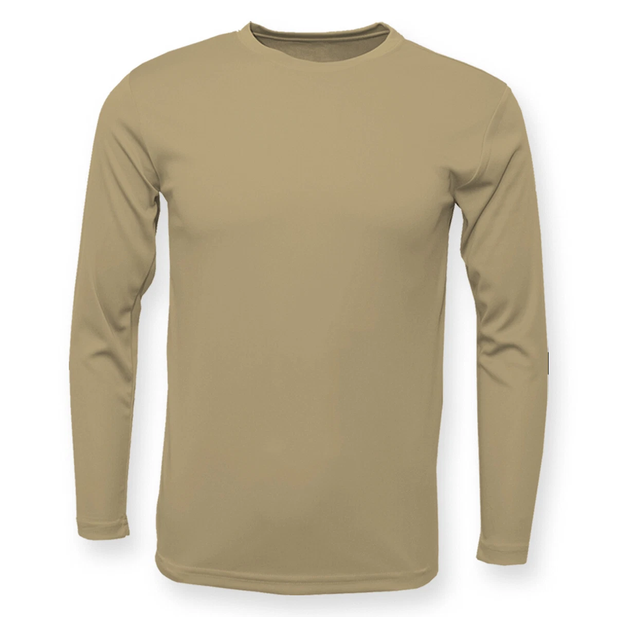 Long Sleeve Sun Shirt UPF SPF 50+ UV Protection Microfiber Sahara Tan