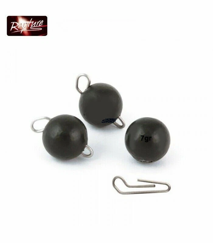 RAPTURE TRABUCCO FLEXY JIG HEAD 7 GR PER SPINNING RAPTURE CONF. 6 PZ PIOMBO INTERCAMBIABILE