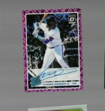 2019 Donruss Optic Rated Rookie Pink Velocity Vladimir Guerrero Jr AUTO