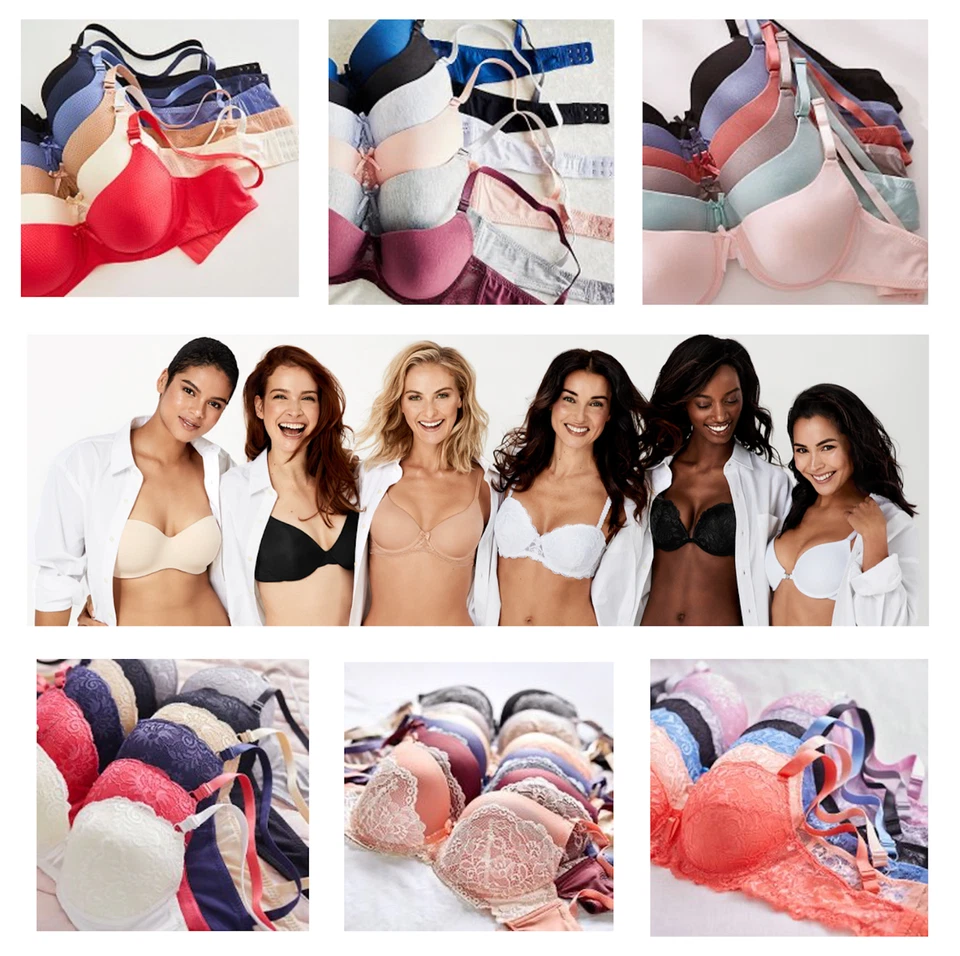 PACK OF 6 Women's Essentials Mystery Assorted Everyday Bras by 247 Frenzy - Image 3 of 4