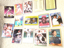 Mixed Topps baseball cards lot 1987- Carl Yastrzemski, Dave Schmidt, Bo Jackson