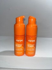 2 new carpe sweat absorbing scalp powder, 1oz each, missing caps