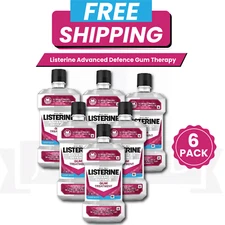 6XListerine Advanced Mouthwash 500ml Deep Clean & Fresh Breath Oral Hygiene Care