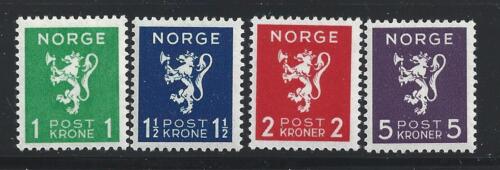 1940 NORVEGIE - , N°203/206 4 valeurs MNH/** - Photo 1/1