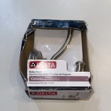 Delta 79735 Cassidy Robe Hook Polished Chrome Finish New in Box