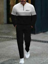 Long Sleeve Zipper Two-piece Set