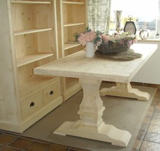 Tisch Esstisch Klostertisch Massivholz  massiv Fichte Schreinerqualität