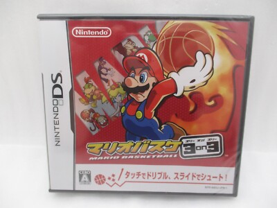 NEW Nintendo DS MARIO BASKETBALL 3 on 3 Factory sealed Japan import NDS