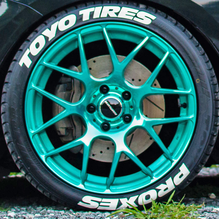 TOYO TIRES PROXES - White Tire Lettering - 1.25