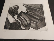 ZAULI CARLO Acquaforte 14/90 PERFETTE CONDIZIONI (CM.33,00X CM.29,00)