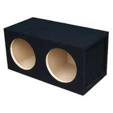 PRO Dual Sealed 12" Subwoofer Enclosure Car Audio Speaker Box all MDF