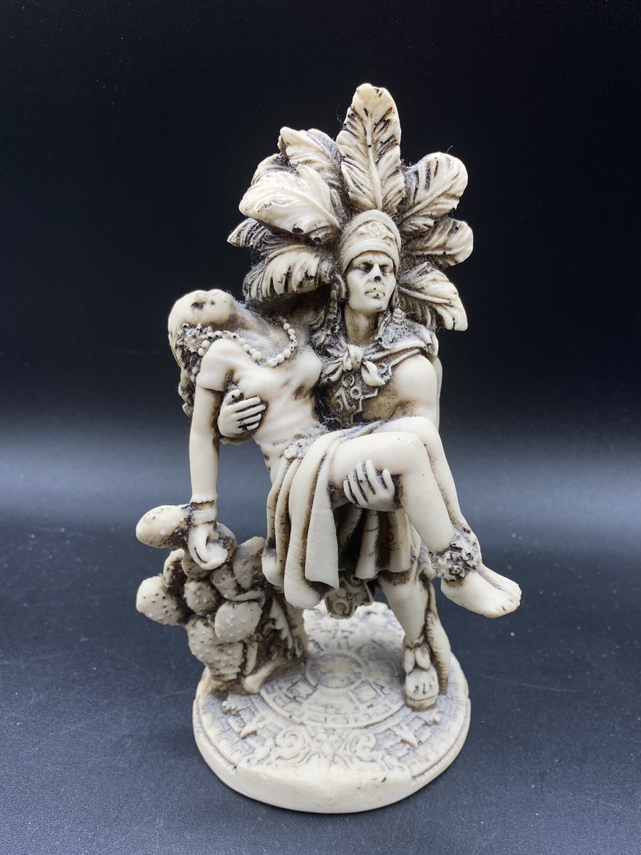 Aztec Warrior And Princess