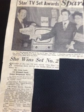 L2-1 Ephemera 1956 Article Ted Ray Geoffrey P Jones Farnaby Road Eltham