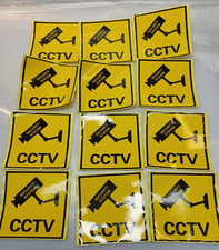 CCTV Sticker Closed circuit Surveillance Security Camera Warning Decal Signs 24