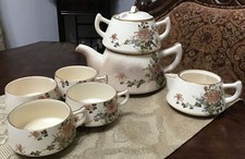 Antique Oriental Collectible Fine Porcelain Tea Set