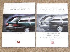 1995 CITROEN XANTIA BREAK Sales Brochure (GERMAN) - 1.8, 2.0, CT Turbo, 1.9TD