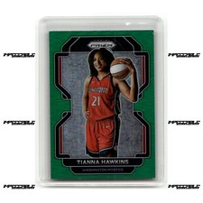 2022 Panini Prizm WNBA - Tianna Hawkins #66 Green Prizm SP