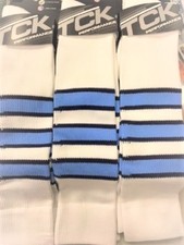 TCK Baseball Socks White/Navy/Columbia Blue/Navy-New