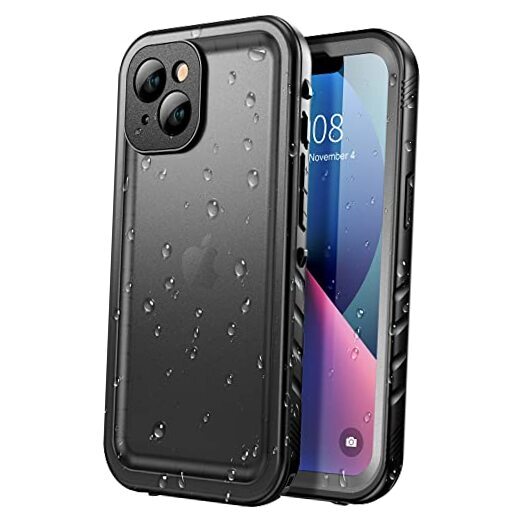 Waterproof Case Shockproof Dustproof 13 Phone Case with for iPhone 13 Black