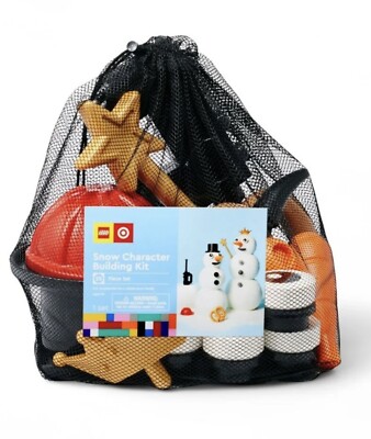 LEGO x Target Minifigure Lifesize snowman kit 25 pc NWT Winter