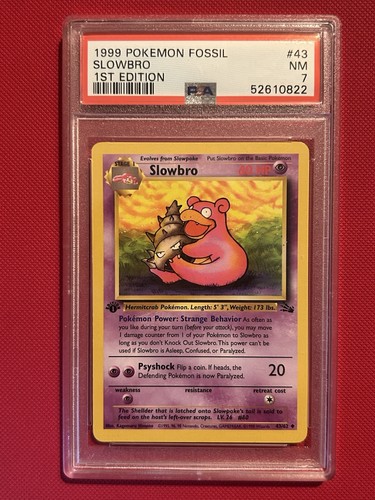 Slowbro (1st Edition) graded PSA 7 for sale on eBay
