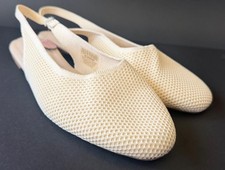 Danskin Women's Blossom Cream Slip-on Strap Ballet Flats - Size 10 US - New