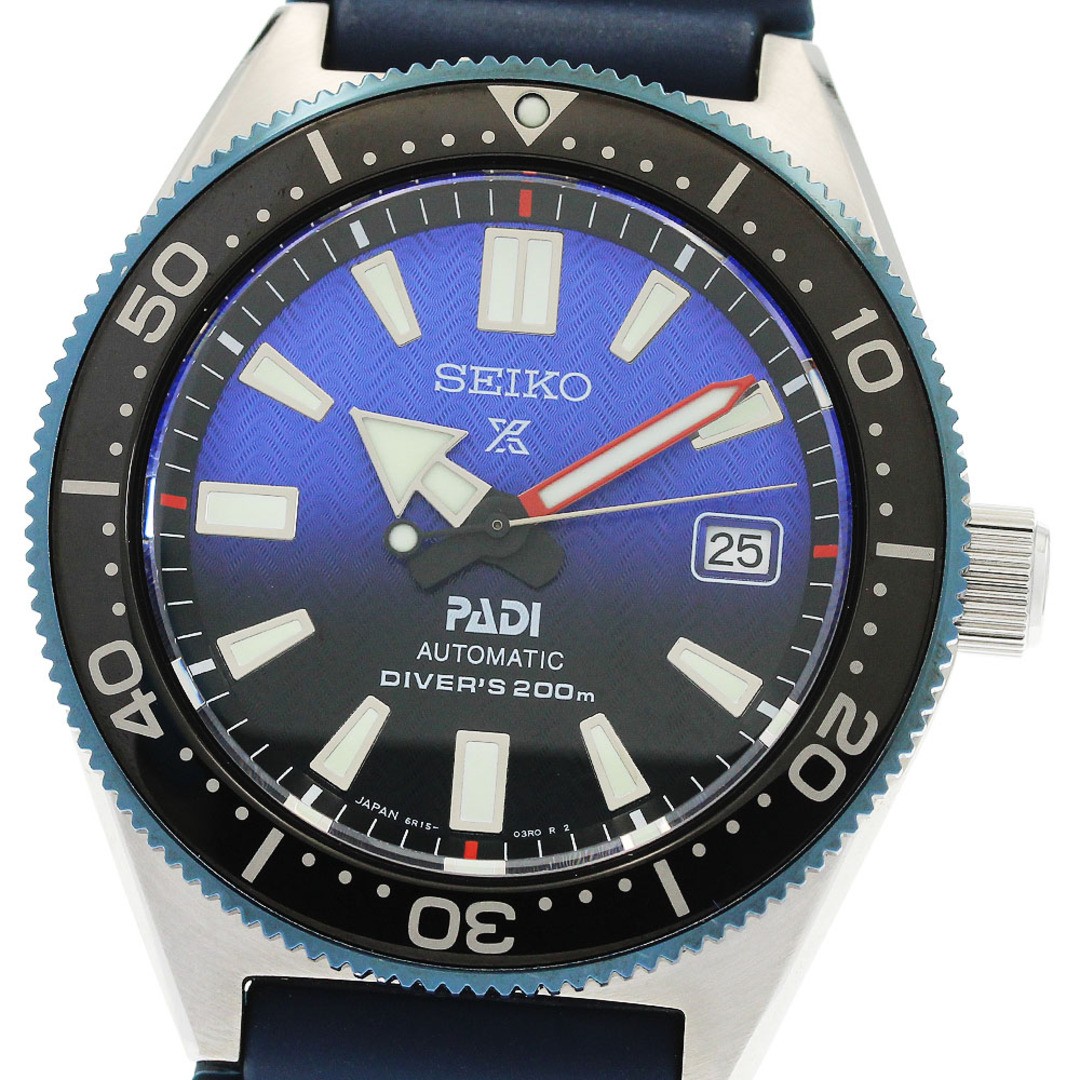 Seiko Prospex PADI Diver Watch SBDC055 Automatic Men's Black/Blue SS/Rubber