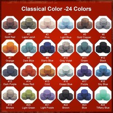 Deluxe Wax Seal Kit with Custom Stamp 624 Sealing Wax Beads - 24 Colors wit...