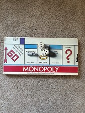 Monopoly Board Game VTG 1970 Parker Brothers Original Box Tokens Vintage Classic