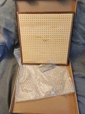 13" Blocking Board for Crochet And Knit Projects with Metal Pegs Wood NIB