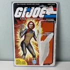 Rare 1982/83 GI Joe Scarlett Full Uncut File Card 20 Back.  Swivel Arm.