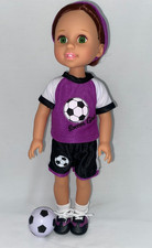 14.5" Soccer Shorts Set  14.5" Doll Clothes  Fits 14.5 in Slim Body