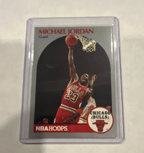 NBA Hoops 1990-91 Michael Jordan #65 Chicago Bulls NBA Basketball Card