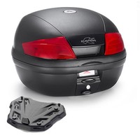 Kappa K35N Bauletto 35LT Schwarz Mit Ktm Duke 390 Piastra 2011-2013