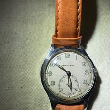 RARE Jaeger Le-Coultre JLC 1948-50 watch, sub-seconds dial. Case serial: B682712