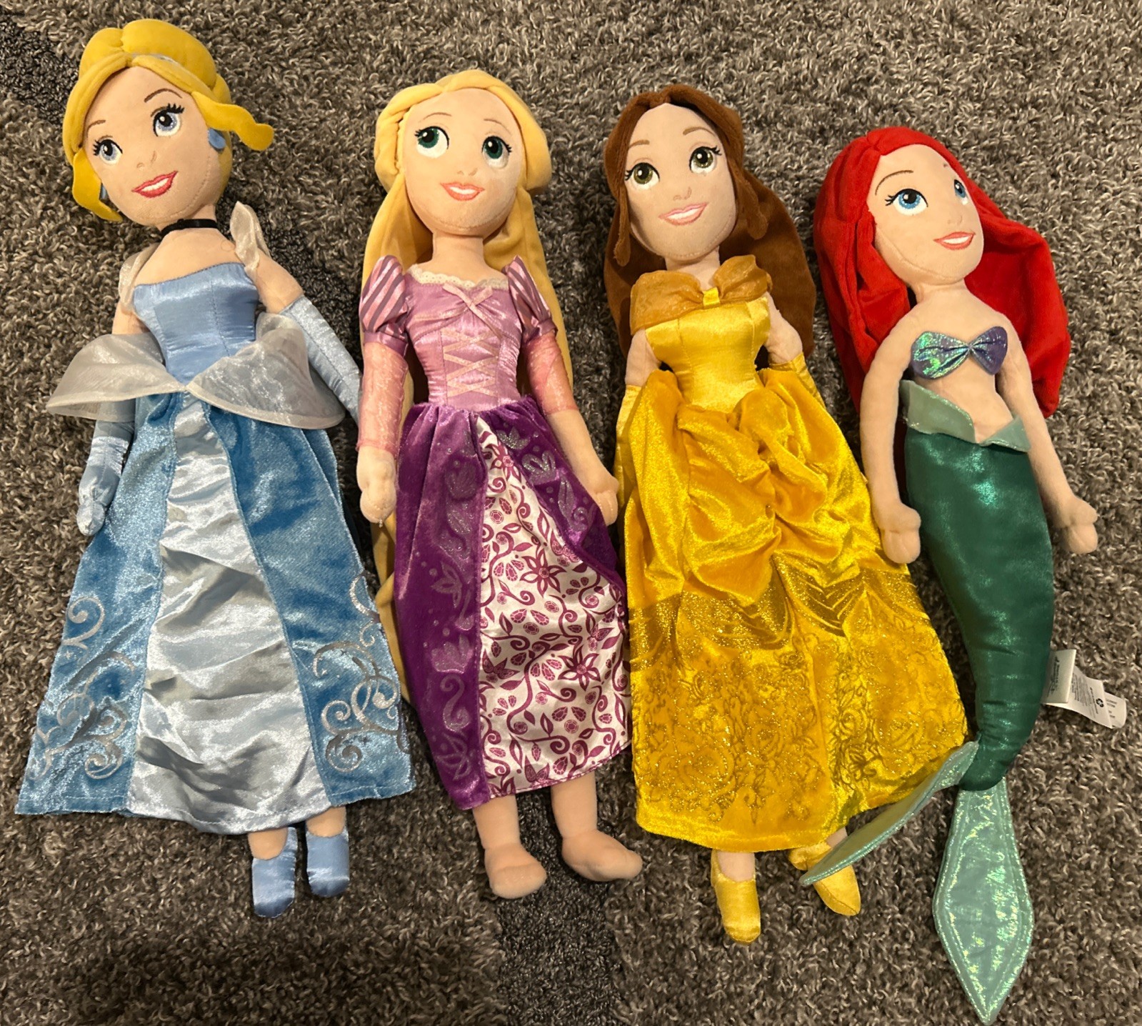 20" Cinderella Rapunzel Lot Of 4