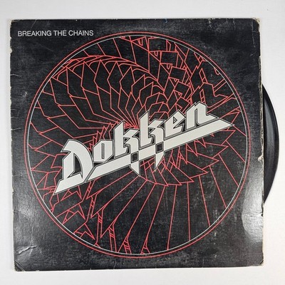 Dokken - Breaking The Chains 12'' Record 1983 Elektra Hard Rock 33 RPM